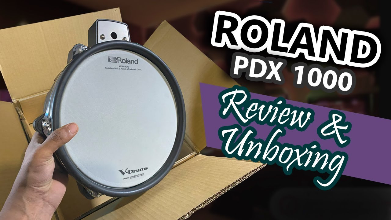 Roland PDX-100 Unboxing y Demo Review en Español | V-Drums
