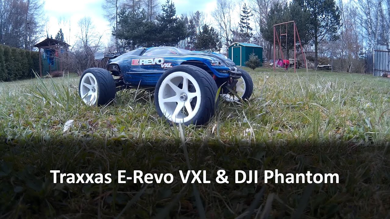 Traxxas E-Revo VXL | DJI Phantom | SJ4000 wifi