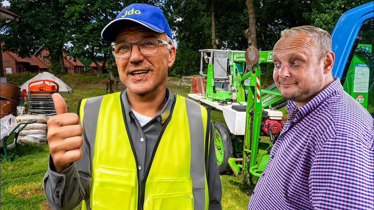 GEHEIMES PROJEKT: Baugerät abholen und Rasen pflegen! 🚧🌱