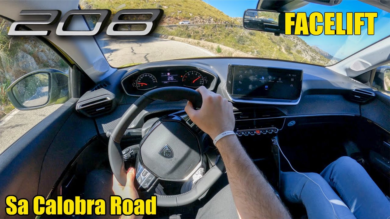 Peugeot 208 2024 Facelift | Mountain POV Drive in Mallorca