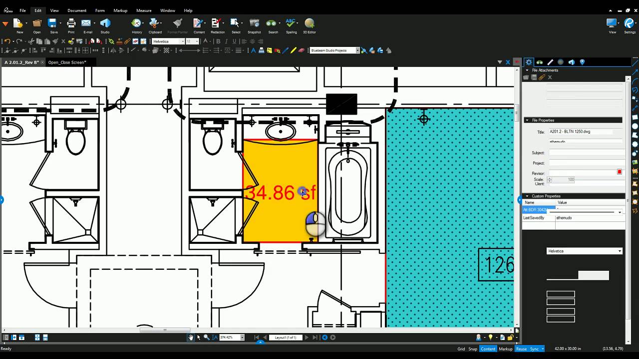 AutoCAD Hatch Patterns in Bluebeam Revu