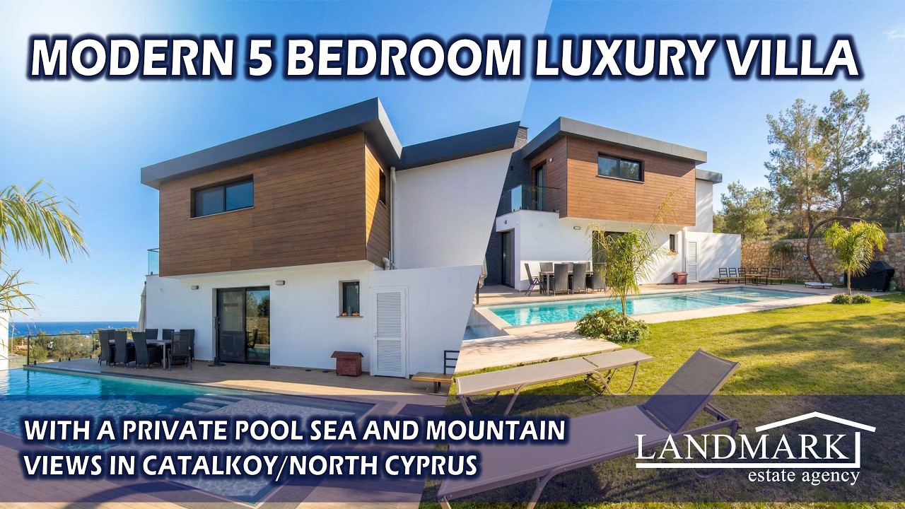 Modern 4 bedroom luxury villa in Catalkoy/North Cyprus