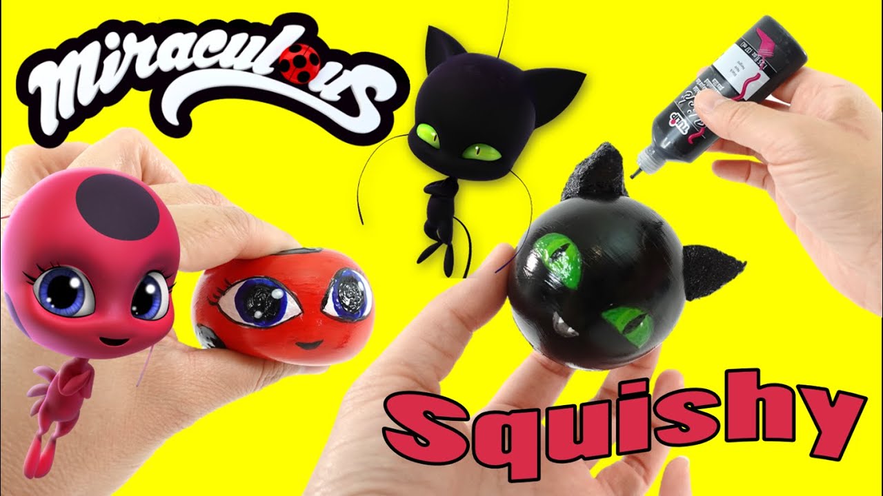 DIY Tikki Plagg Kwami Squishy - Custom Miraculous Ladybug
