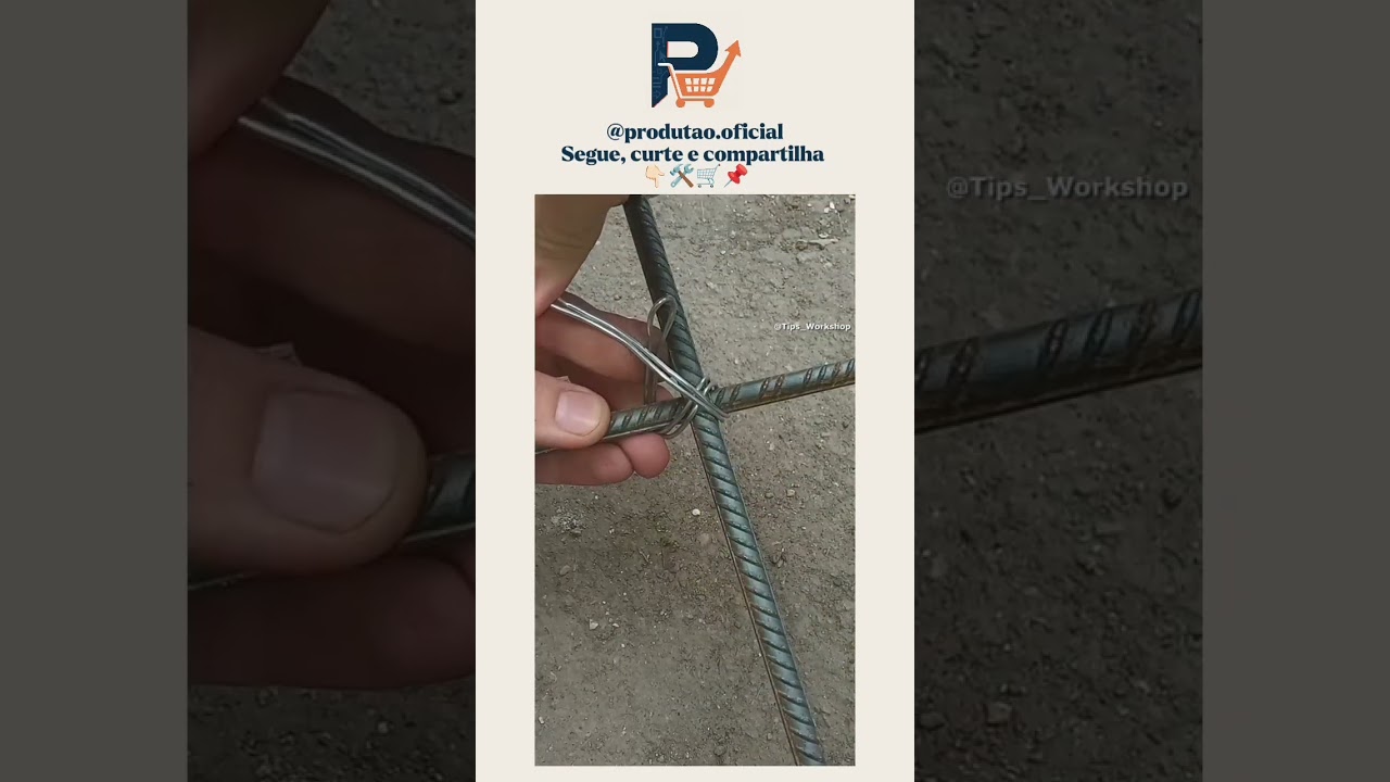O jeito CERTO de prender vergalh&atilde;o com arame na obra! 👷&zwj;♂️💡