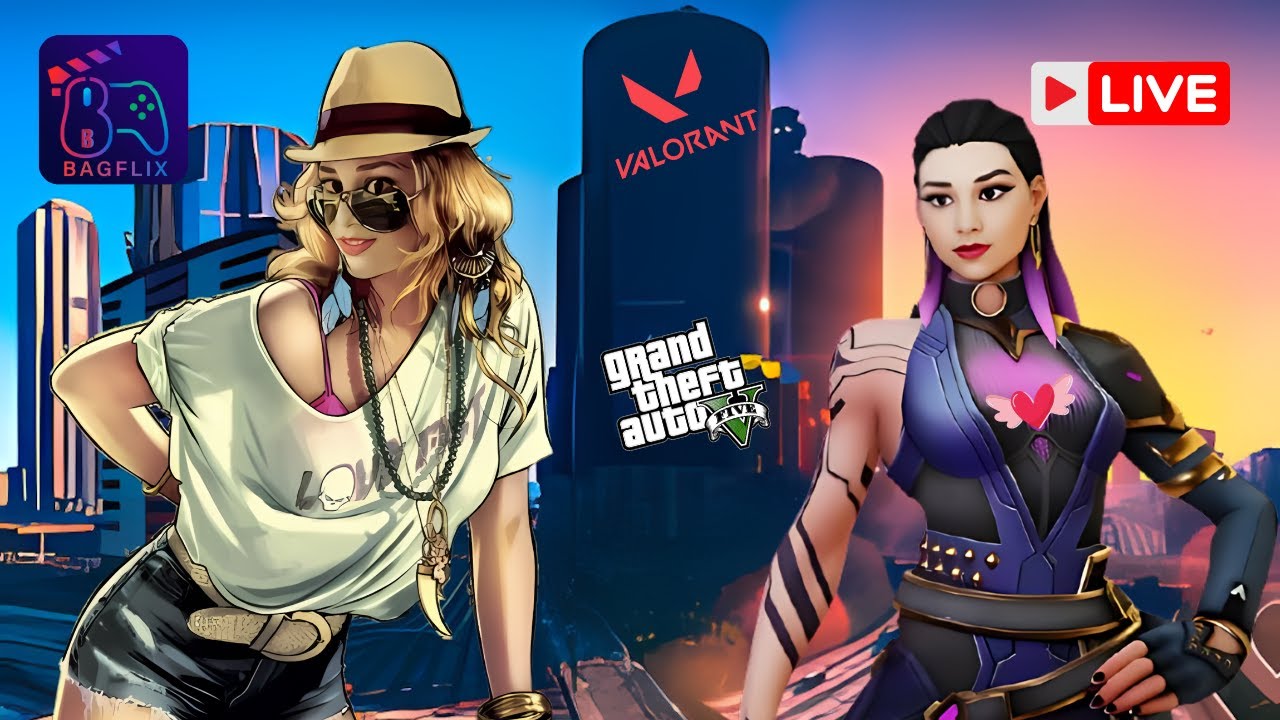 MIDNIGHT MAYHEM💀| GTA V + VALORANT LIVE👻 #92
