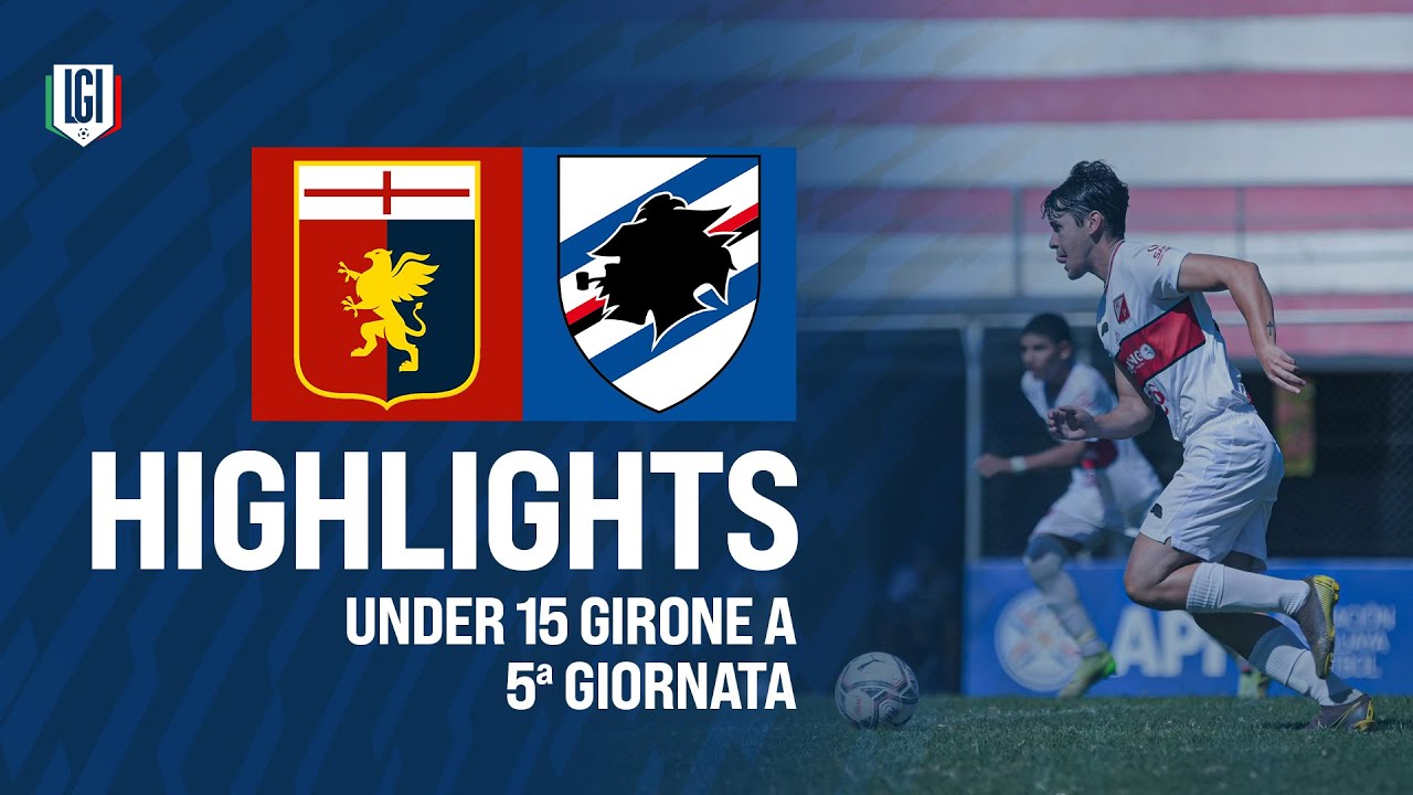 Highlights Genoa-Sampdoria U15, 5ª giornata stagione 2024-25