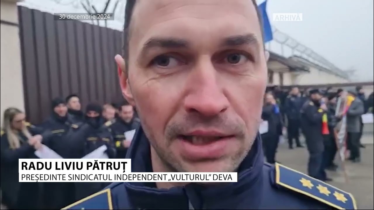 Nou protest la Penitenciarul Deva. Angajați nemulțumiți de politica Guvernului