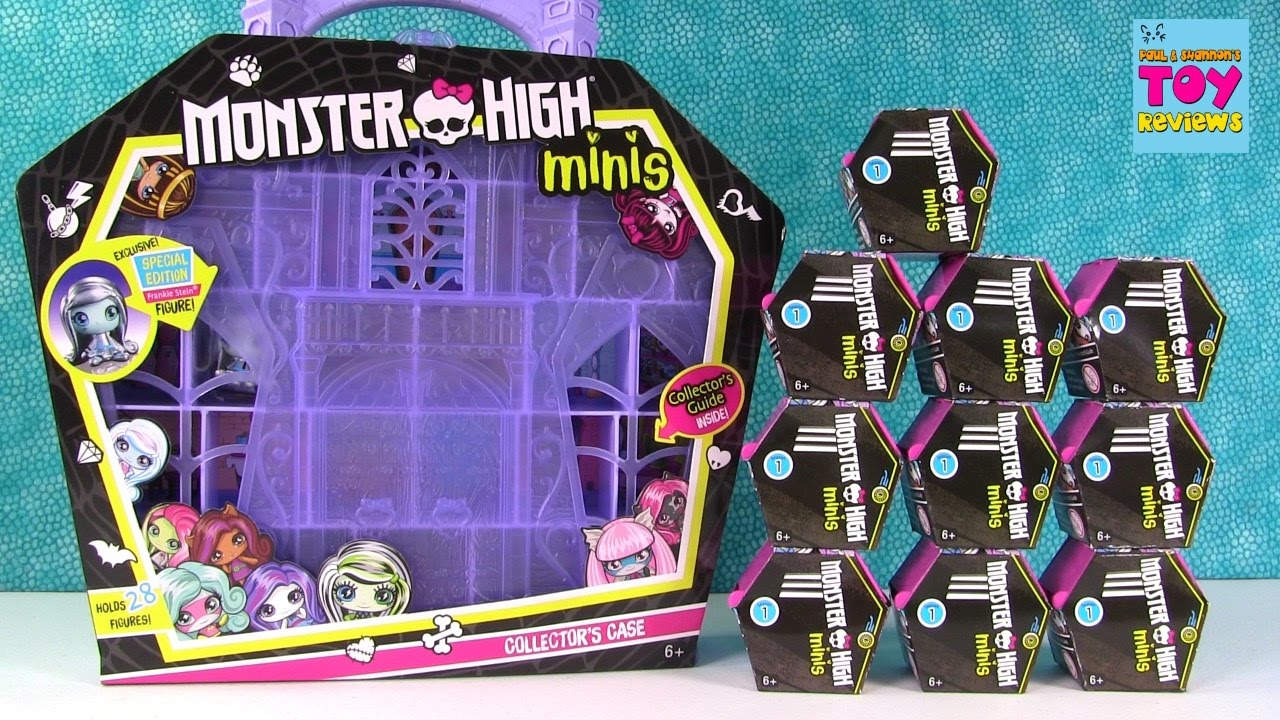 Monster High Minis Collector Case Blind Bag Season 1 Opening | PSToyReviews