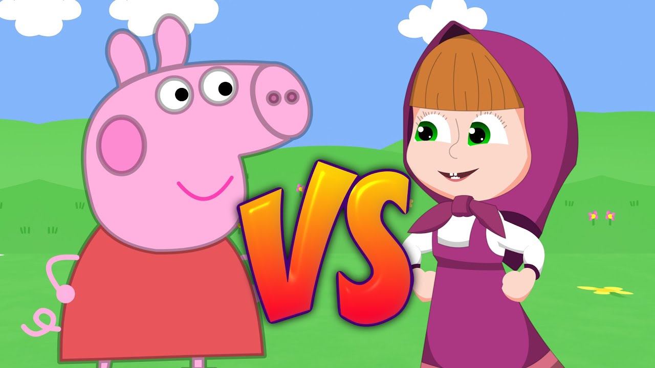 BATALLA DE RAP ANIMADA - Masha vs Peppa Pig - EPICA