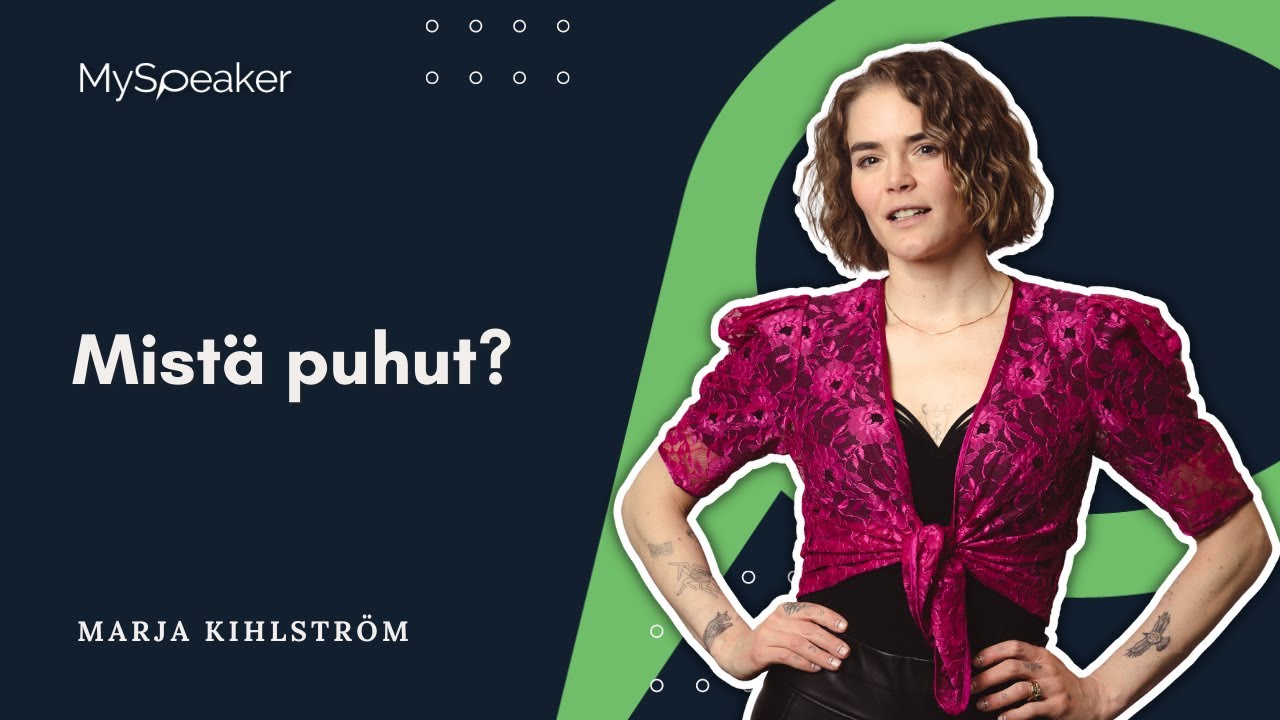 Marja Kihlstr&ouml;m - Mist&auml; puhut?