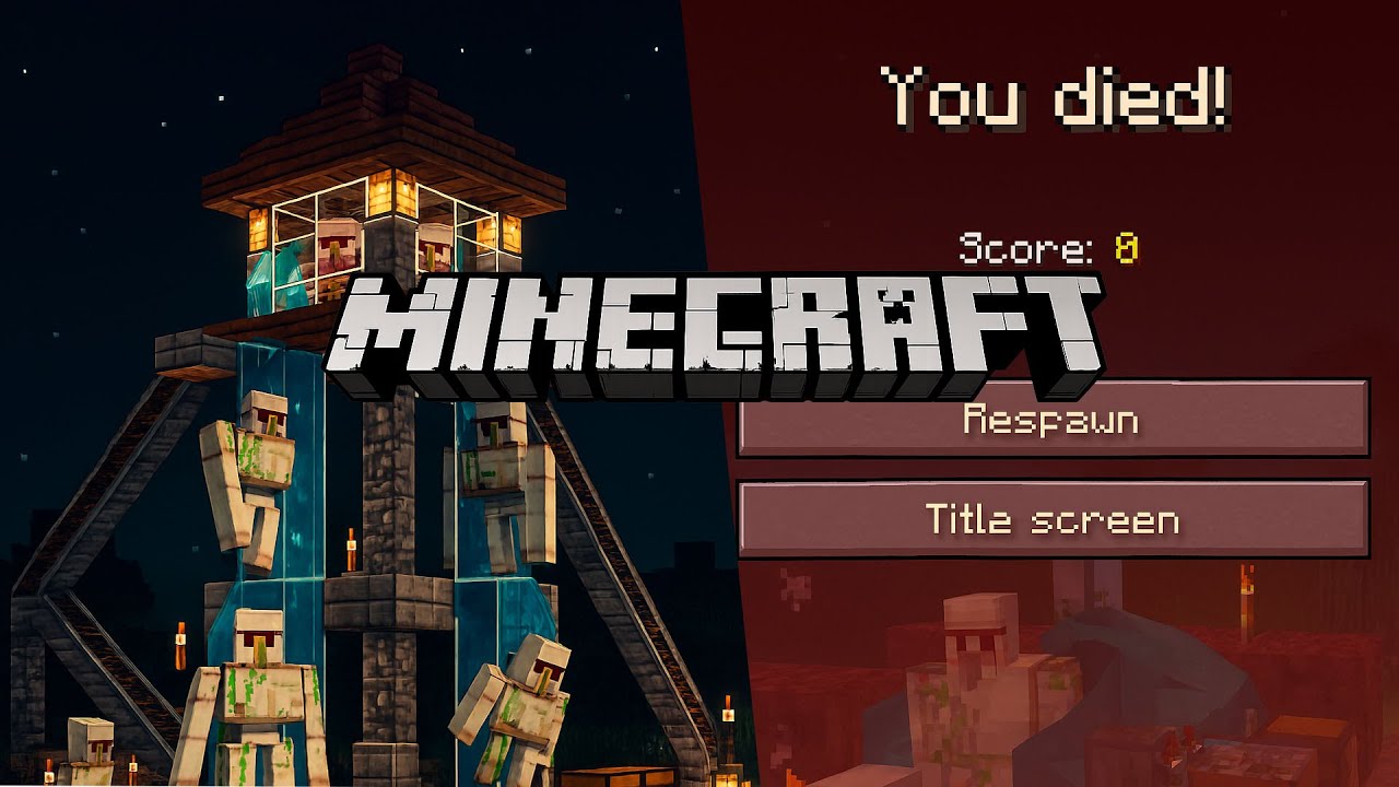 Como Hacer Una Granja De Hierro/MINECRAFT/#2
