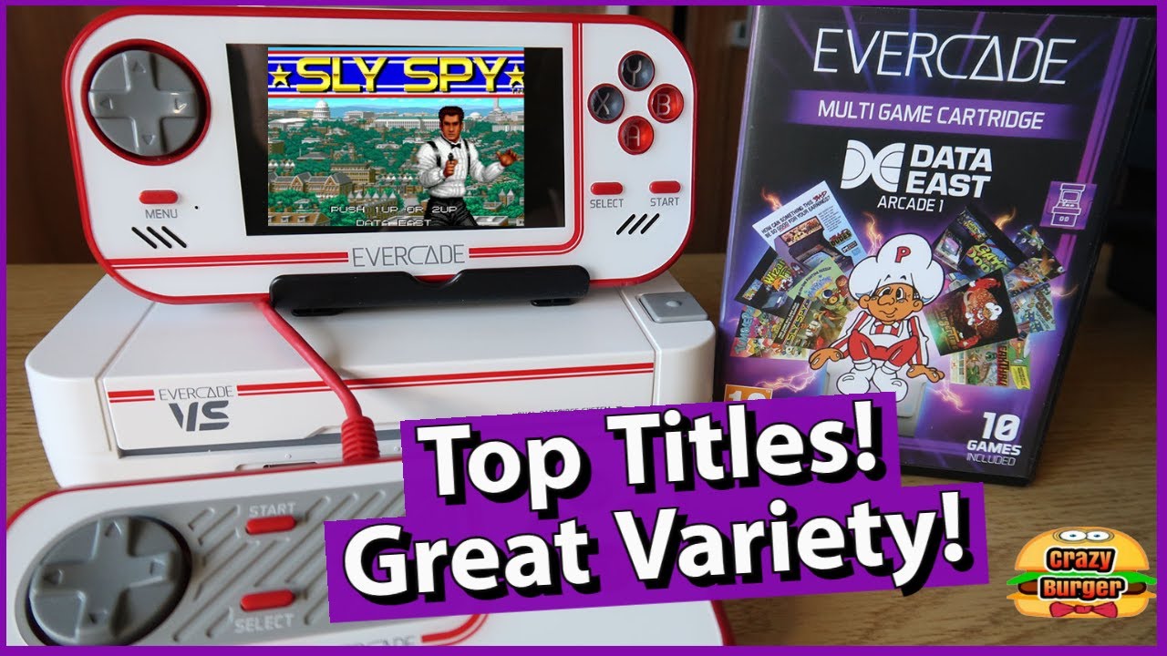 Data East Arcade 1 - Evercade Arcade Cart 02 - Лучшие игры и огромное разнообразие!