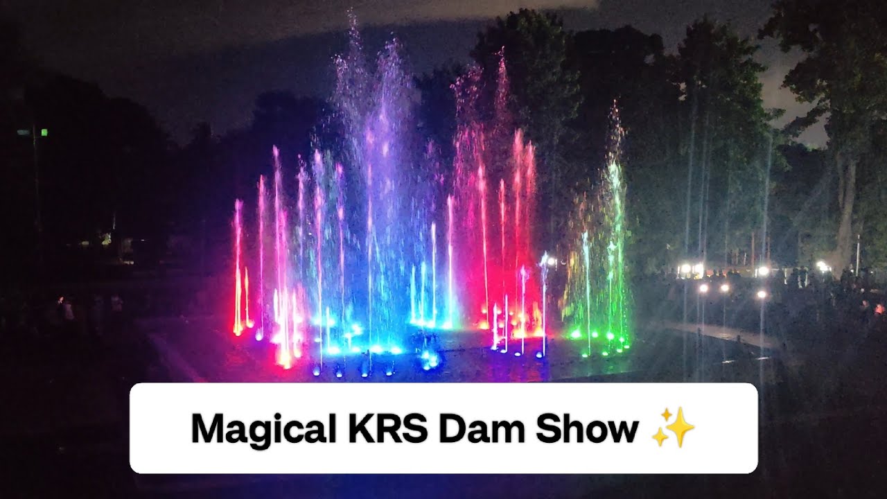 Unbelievable Lights & Musical Fountain at KRS Dam | Mysuru Dasara 2025 | Karnataka’s Hidden Gem 🔥🌟✨💫