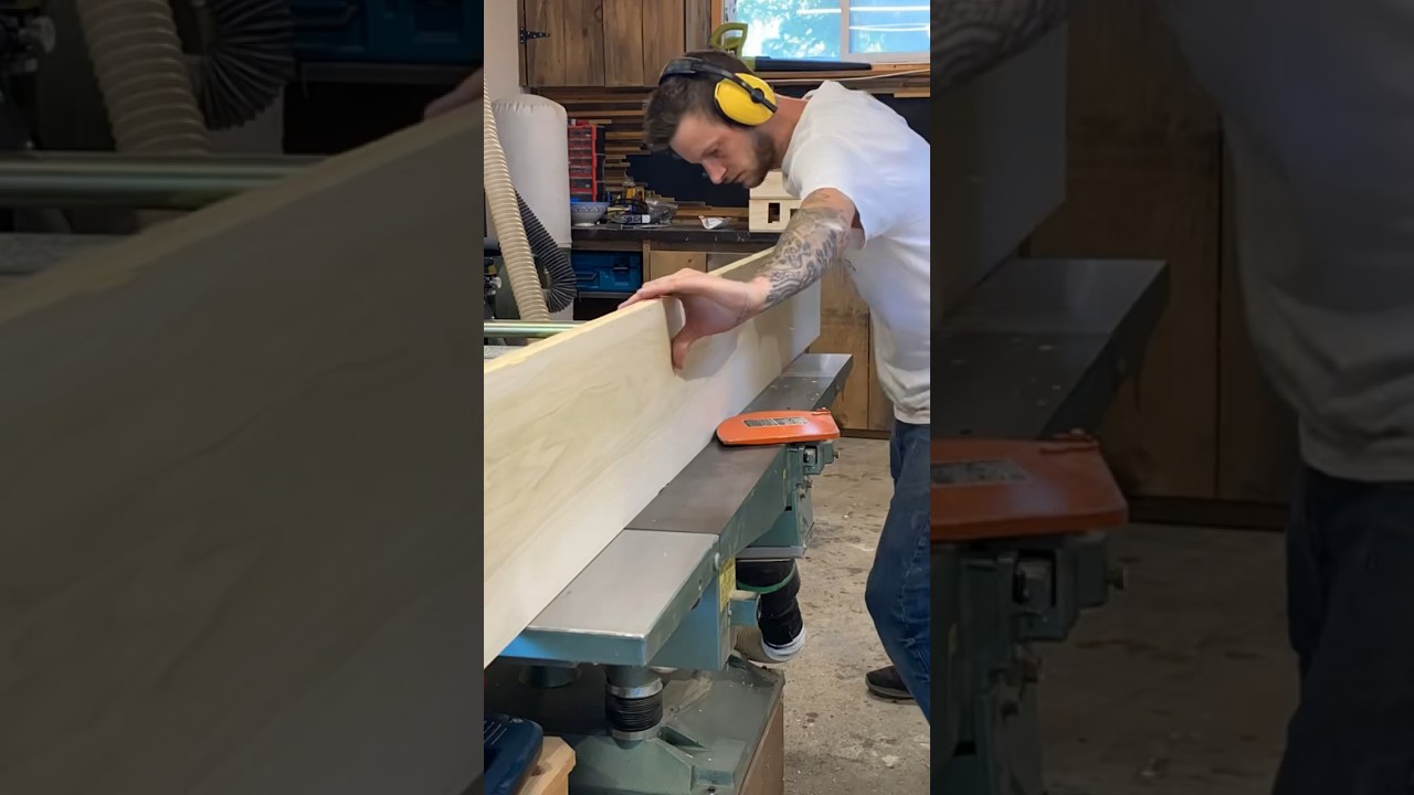 Edging 10ft boards on a 5ft Jointer | Woodworking