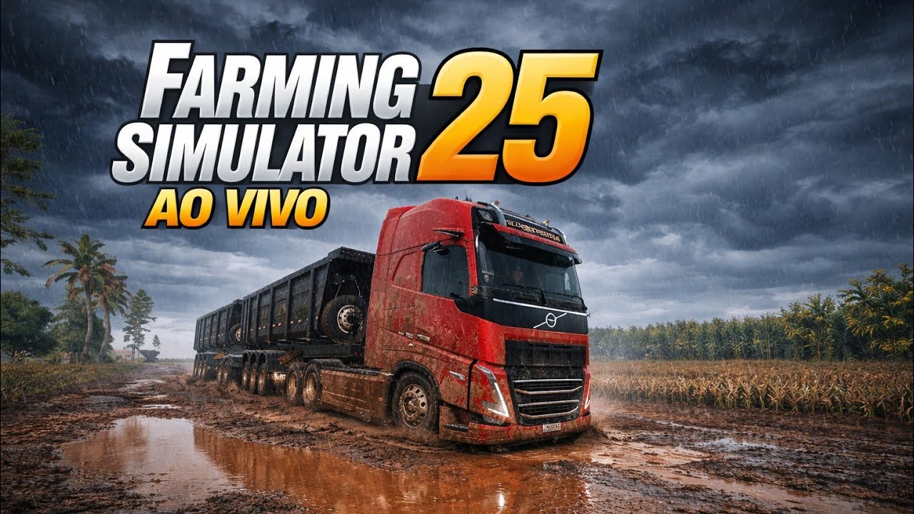 BOA NOITE BORA BOTA PRESAO NO CHAPADÃO /fs25 #farmingsimulator25 #gameplay