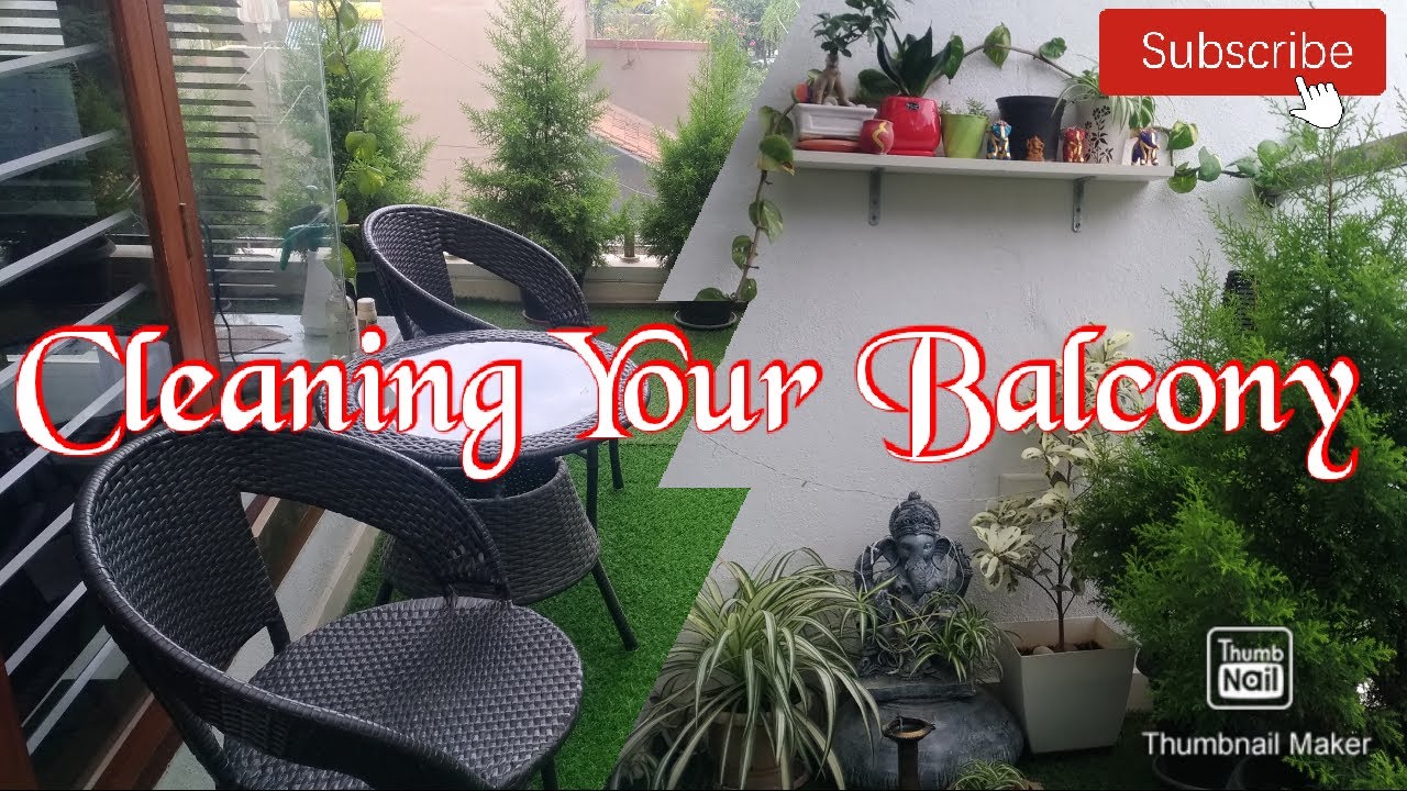 Balcony Garden Cleaning | Balcony Make Over Ideas | Balcony Designs Ideas | Balcony Deep Cleaning