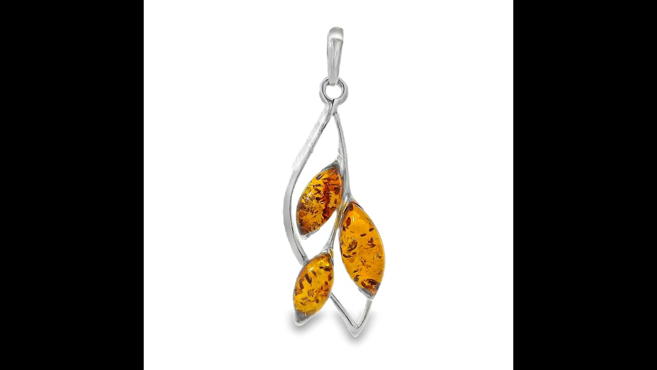 Pandantiv Argint Chihlimbar Stasia #bijuteriiargint #jewelry #silver #salsag