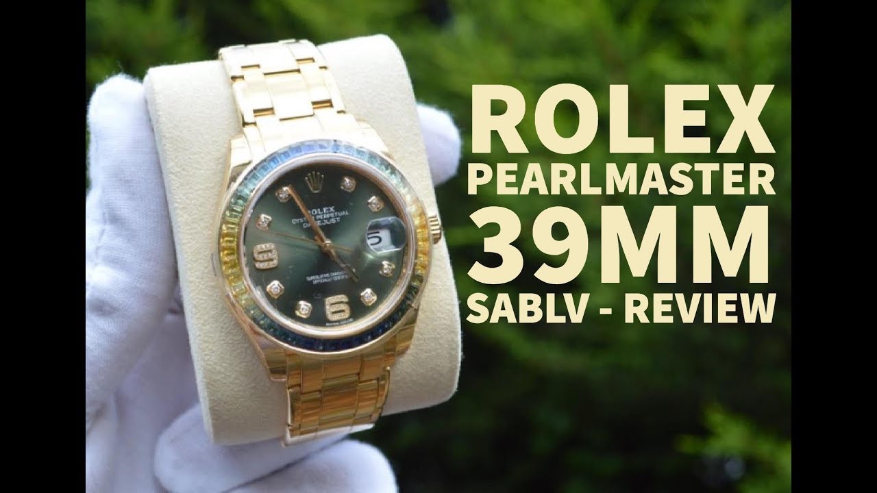 Rolex Pearlmaster 39mm - Yellow Gold - 86348 SABLV - Review