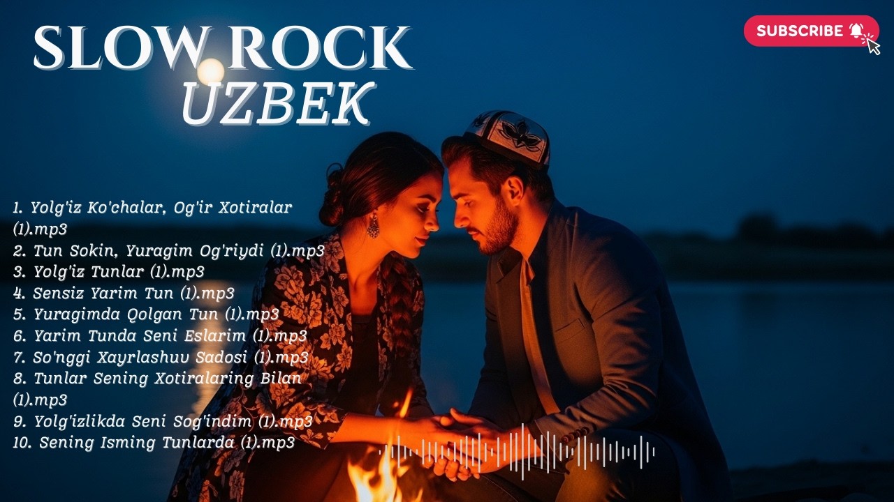 Emotional Uzbek Slow Rock 🌌 Lonely Night Love Songs | Midnight Rock Collection #4