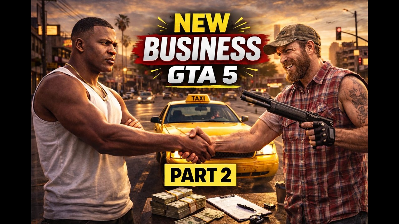 GTA 5 New Business Part 2 🔥 Franklin & Trevor Partnership | Taxi Empire Begins | Hindi