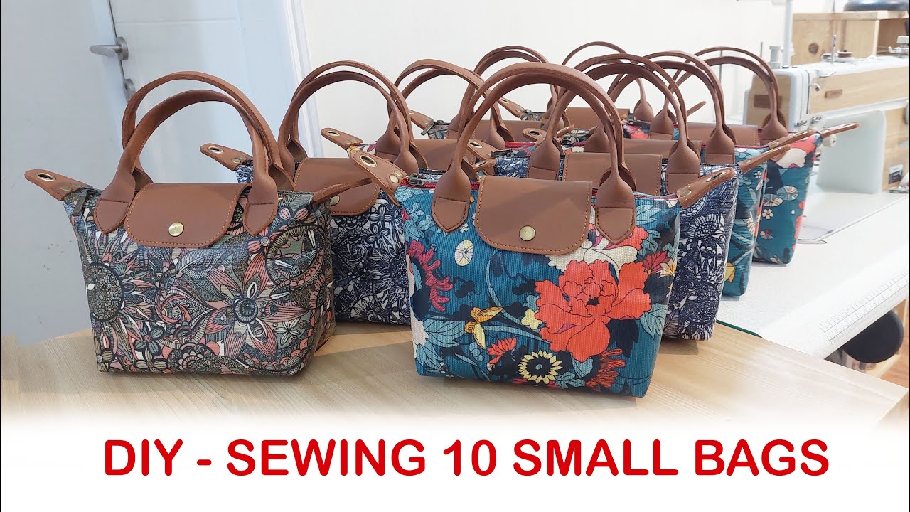 DIY - 10 Small bags - Tutorial cara membuat tas selempang kecil