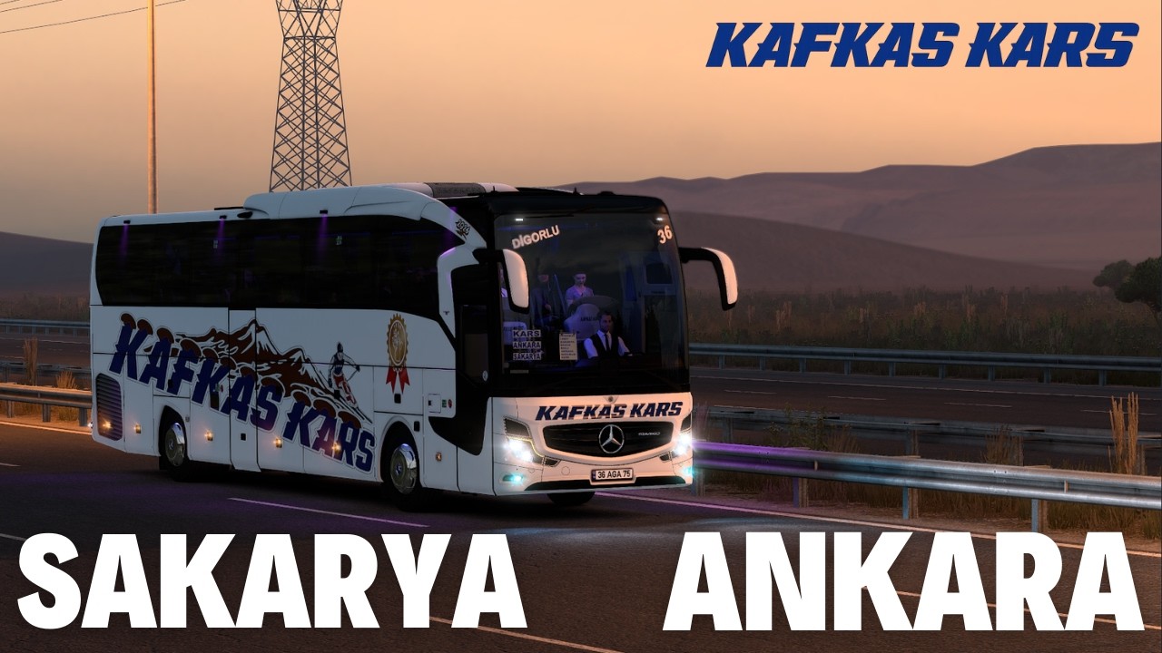 Kafkas Kars ile | Sakarya ➜ Ankara | Gerçekci Sürüş! 2026 Travego ile Uzun Yol!