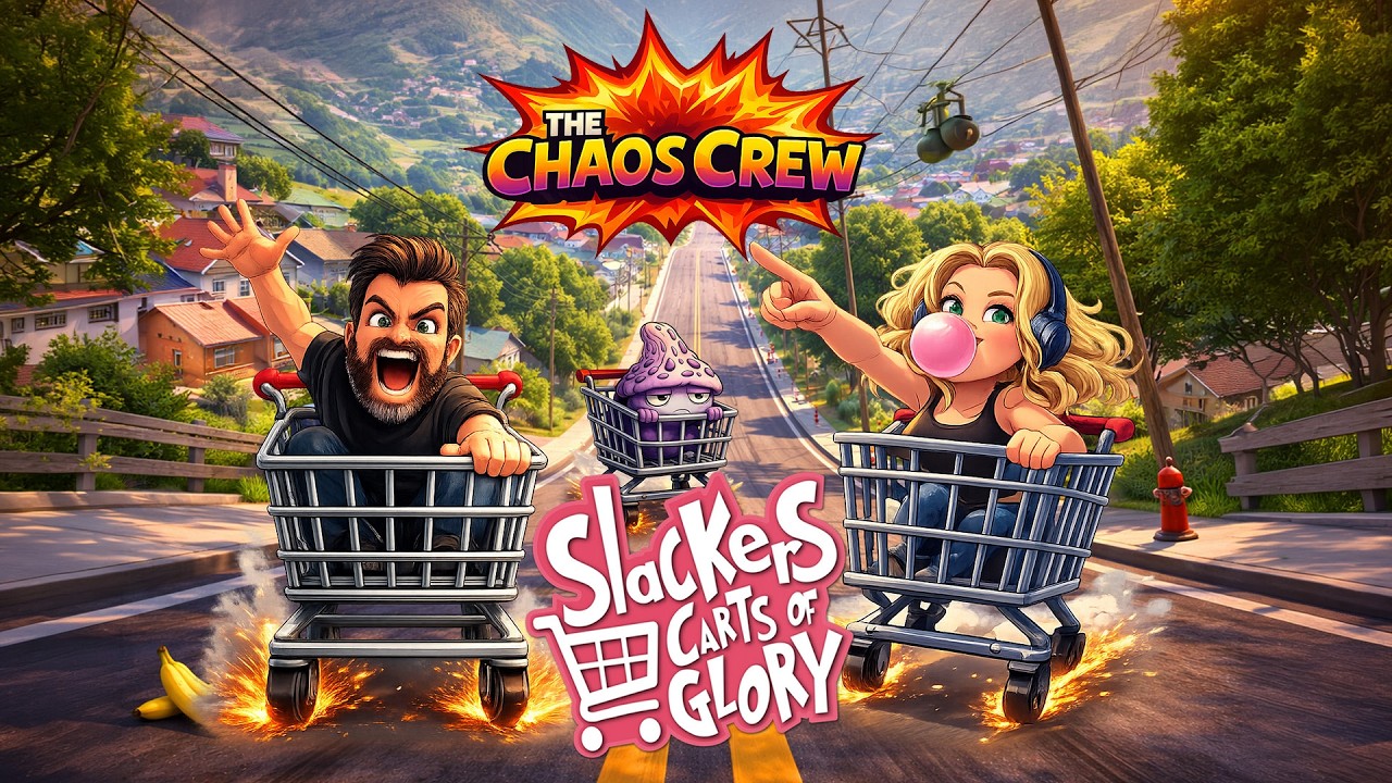 Three Idiots, One Hill, Infinite Shopping Carts. What could possibly go wrong?