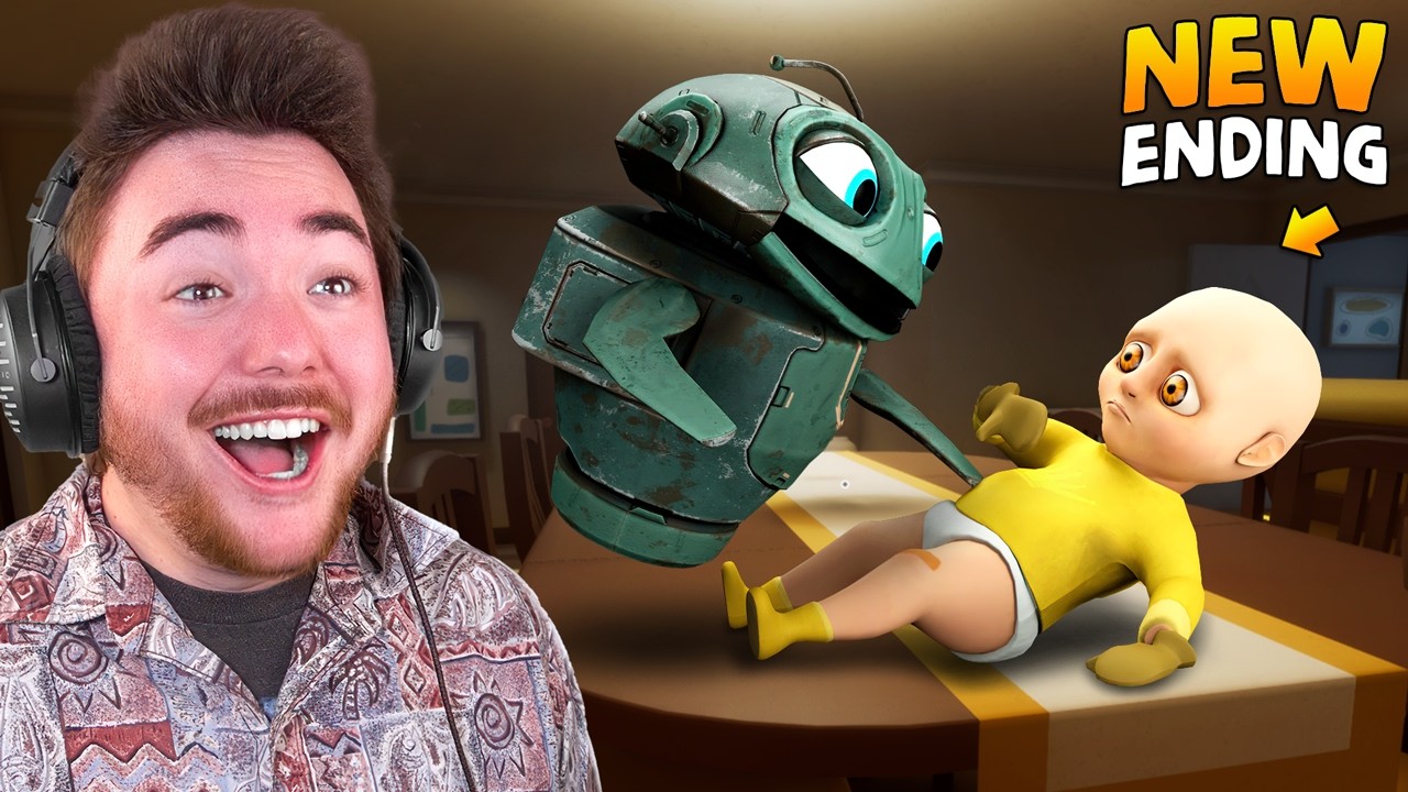 WHAT IF NEWT STOPPED THE BABY EARLY!? | The Baby in Yellow Gameplay (Mods)