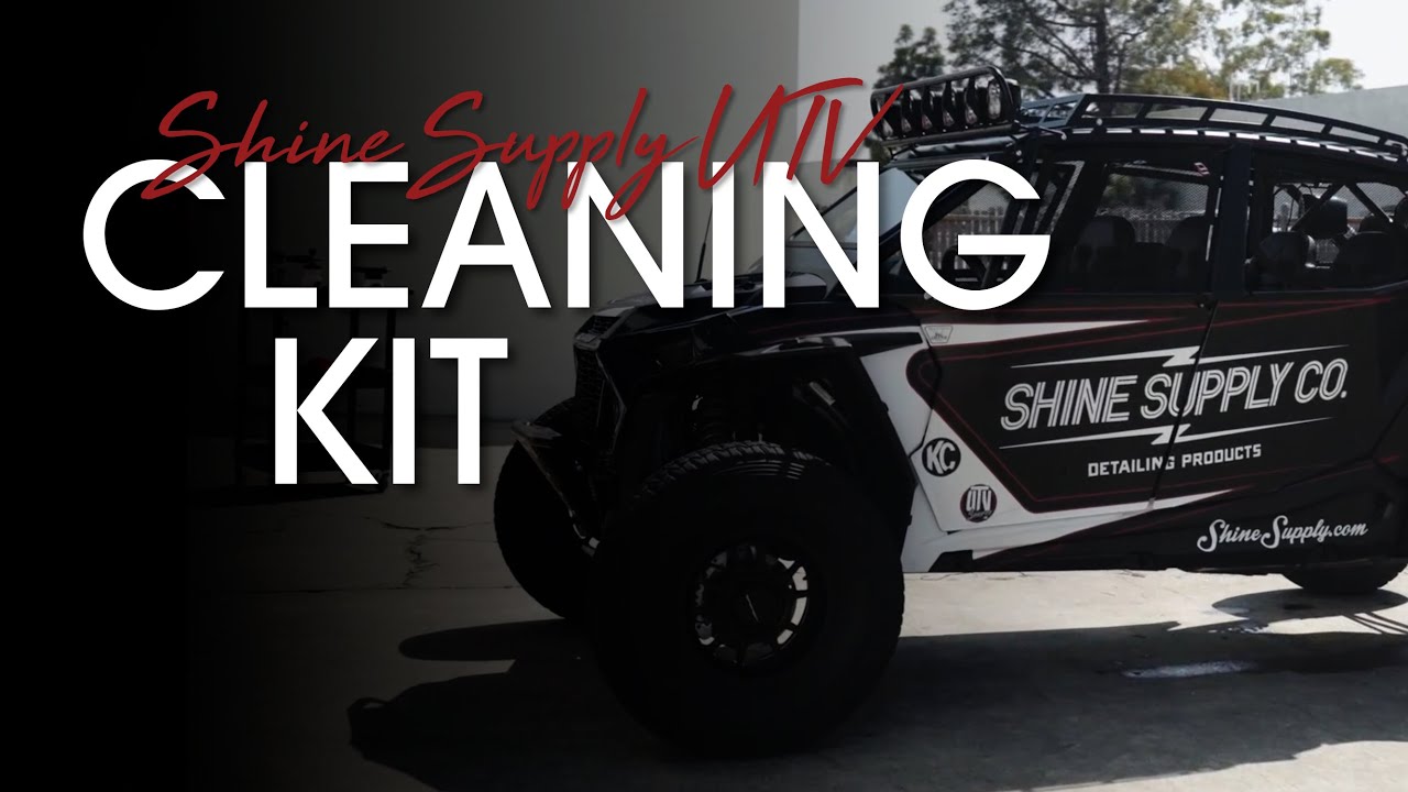 Как очистить и защитить ваш UTV с помощью набора для чистки UTV Shine Supply.