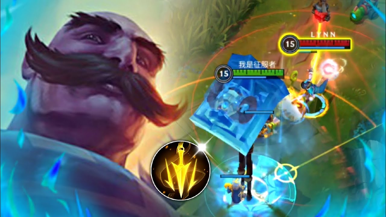 Ad Braum на верхней линии против Фиоры, играющей за этого персонажа! (Обязательно посмотрите)