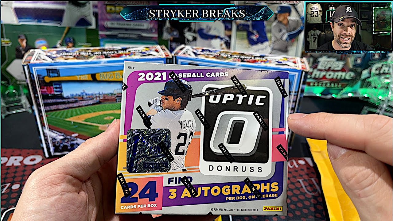 NEW RELEASE 2021 Donruss Optic First Off The Line Baseball Cards Box Opening