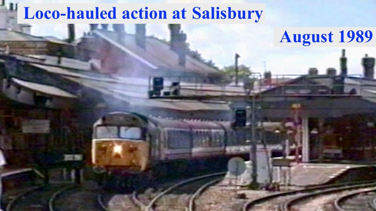 British Rail in the 1980s - Salisbury Station & Grateley  - August 1989