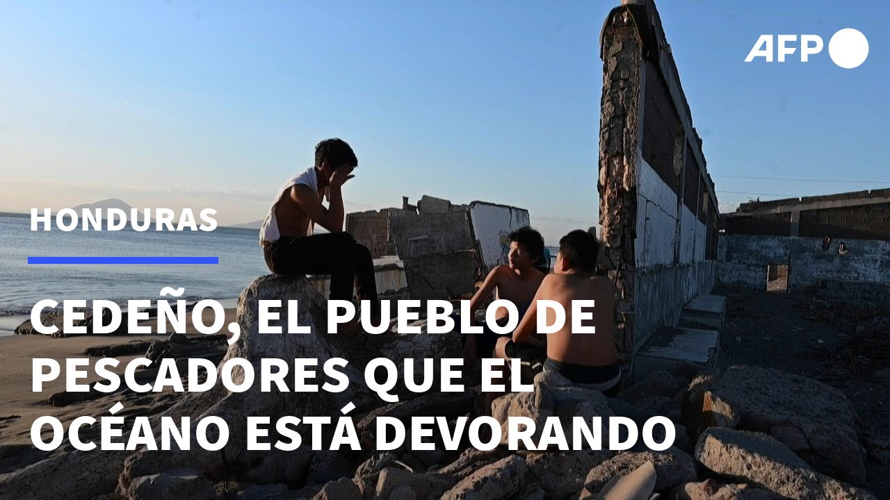 Cede&ntilde;o, pueblo de pescadores de Honduras amenazado por el avance del oc&eacute;ano | AFP