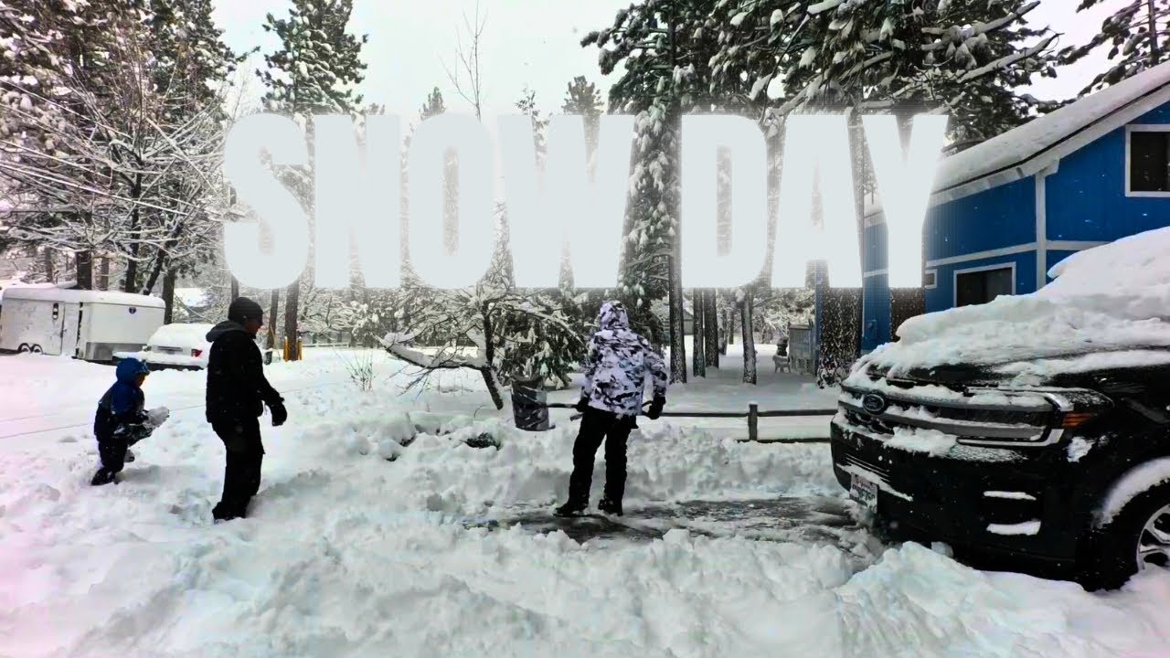 Family Snow Day in Big Bear