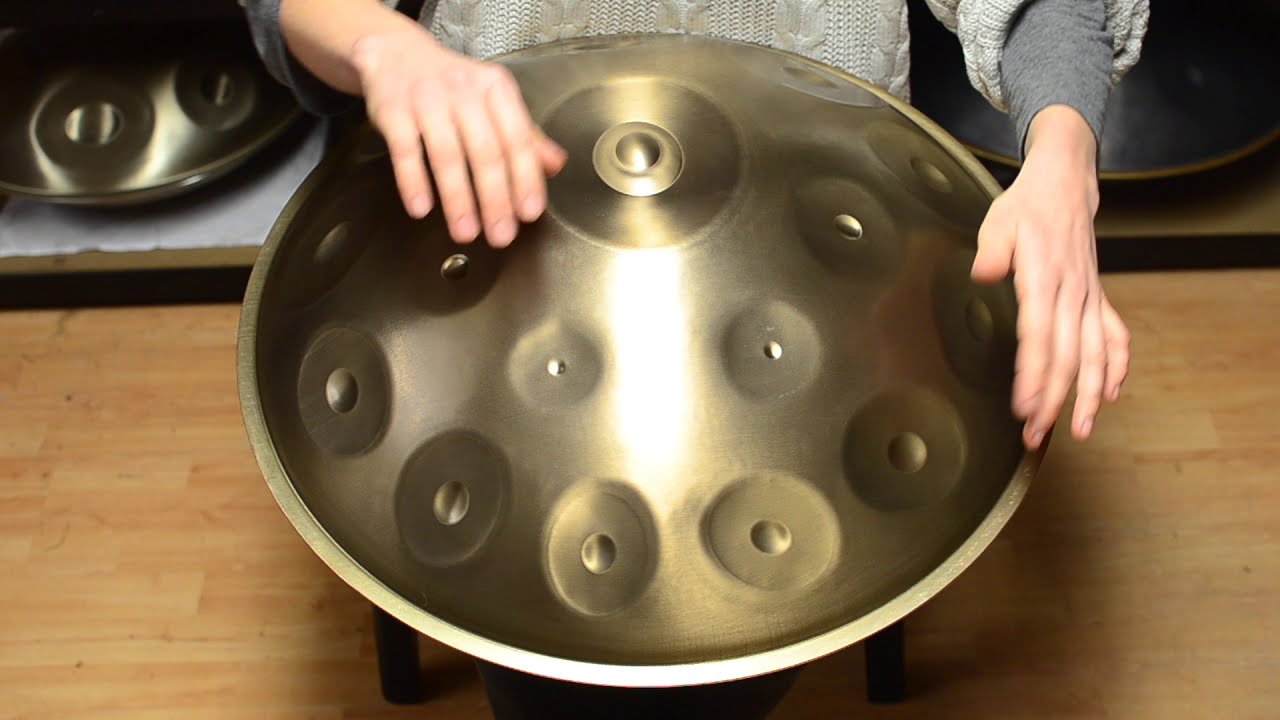 Meridian Handpans - C Harmonic Minor/G Hijaz 16 (stainless steel)