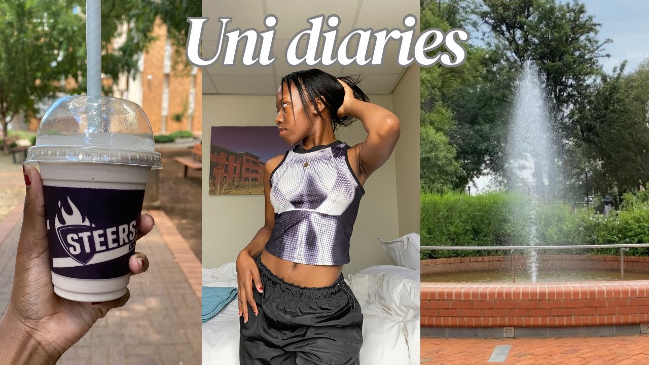Uni Diaries; going back to Uni, UFS student vlog, uni move in day, South African Youtuber