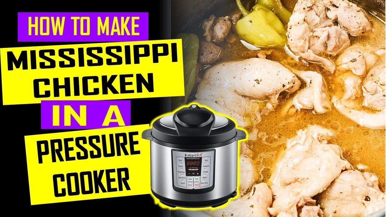 How To Make Mississippi Chicken In An Instant Pot Pressure Cooker