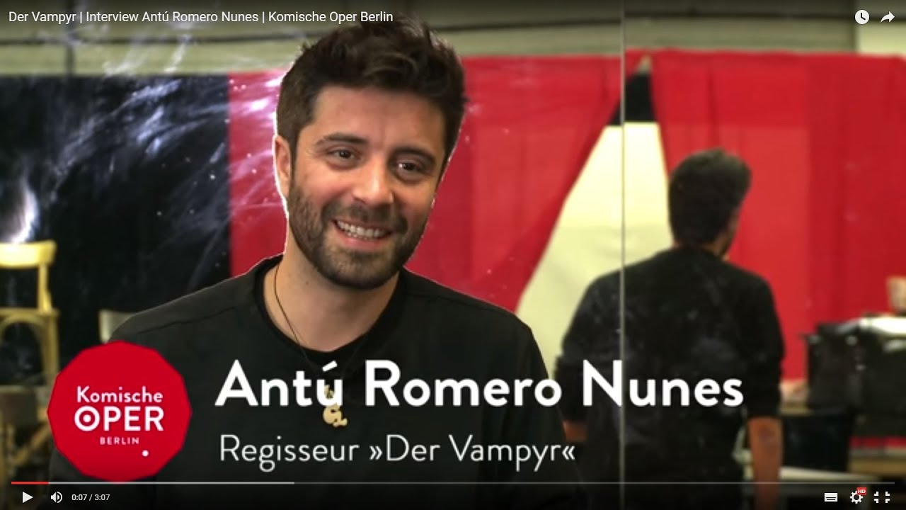 Der Vampyr | Interview Antú Romero Nunes | Komische Oper Berlin