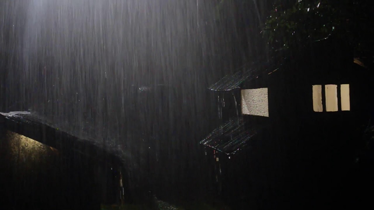 Heavy Rain & Thunder ASMR for Deep Sleep and Relaxation - Live Stream Experience