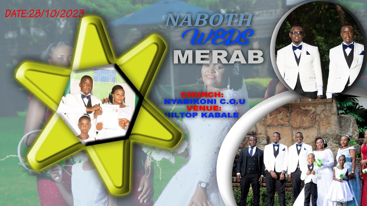 Naboth Weds  MerabDate:28/10/2023Church:Nyabikoni C.O.UVenue: Hilltop gardens##(World Of Pho