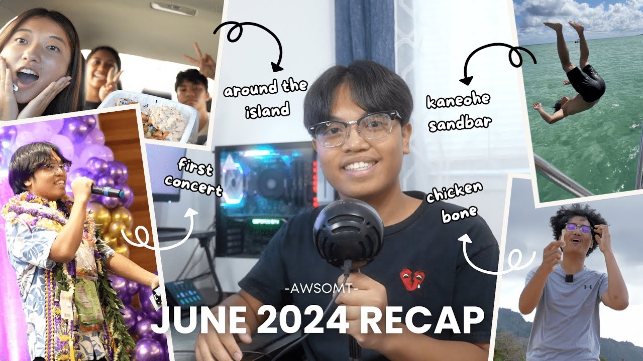I ACTUALLY HAVE FRIENDS??? | June Recap Vlog | AwsomT