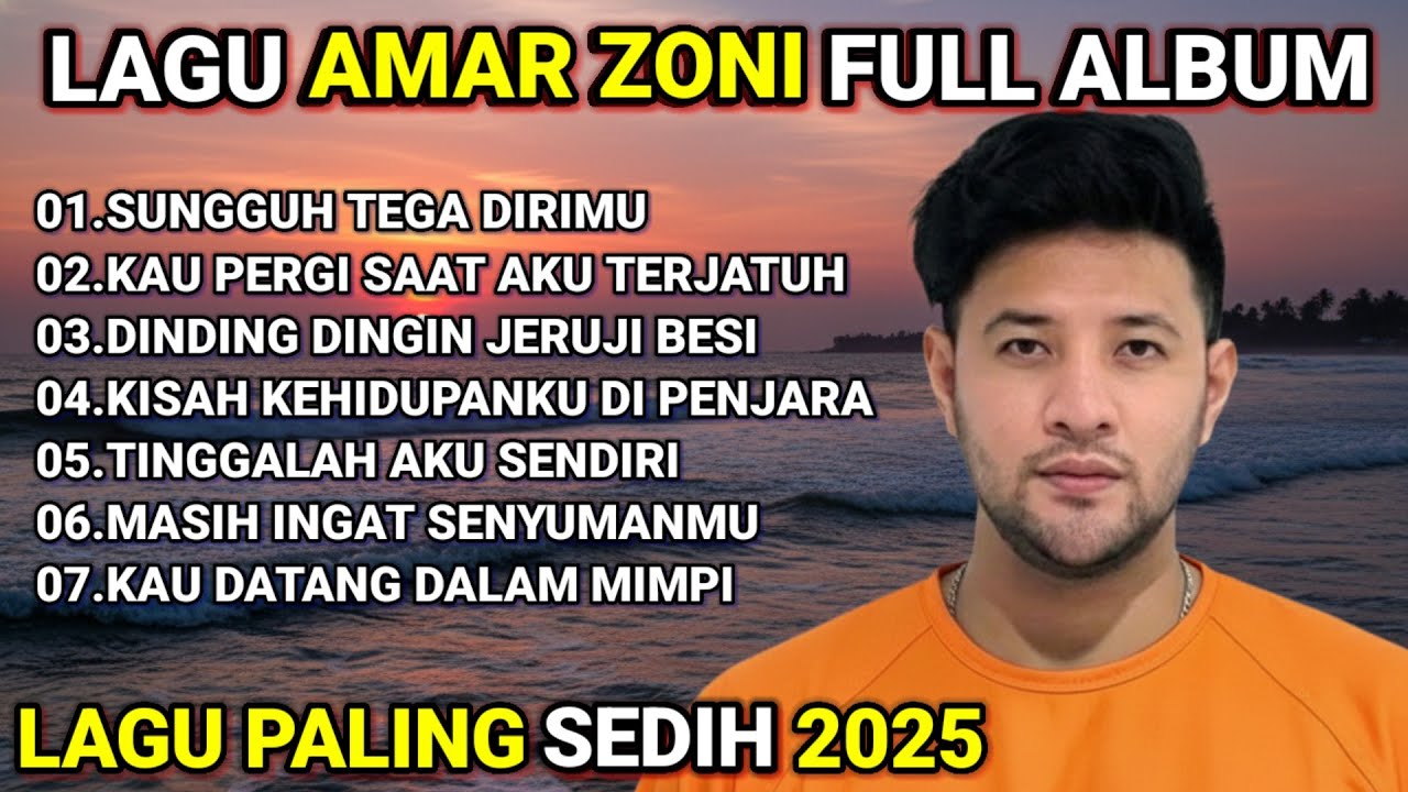 LAGU AMAR ZONI SEDIH BANGET | LAGU AMAR ZONI POP MINANG SLOW ROCK MELAYU MENYENTUH HATI FULL ALBUM
