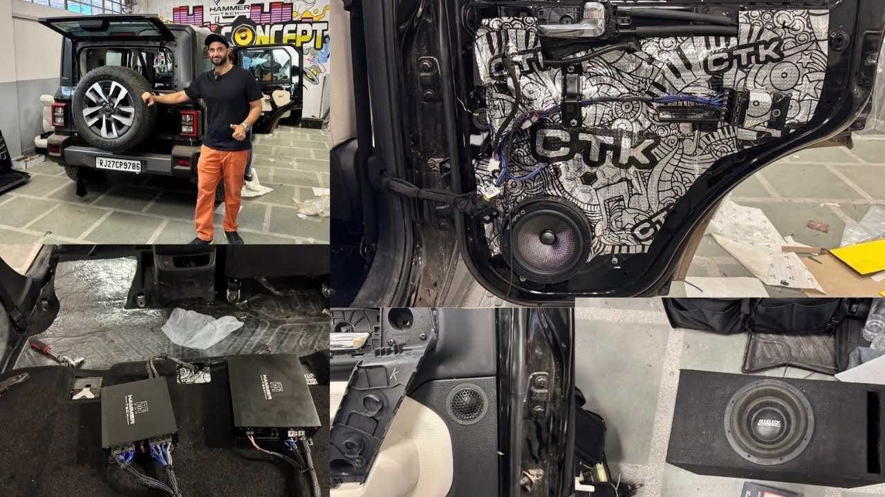 Mahindra Thar Roxx Top Model Audio Upgrade | Best Place For Car Audio Upgrade | Motor Concept