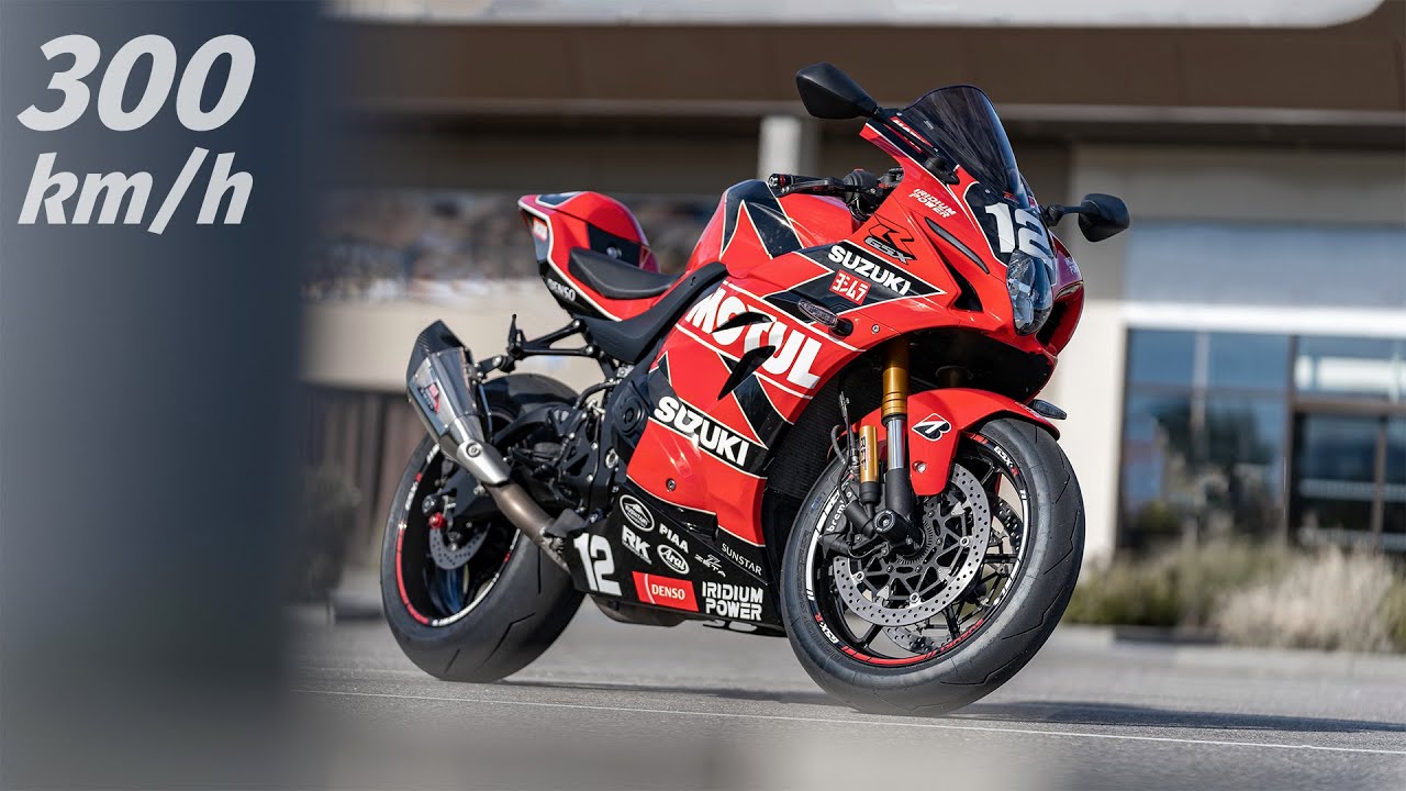 0-300 КМ/Ч - SUZUKI GSXR 1000 РАЗГОН: БРУТАЛЬНЫЙ ЗВУК HQ