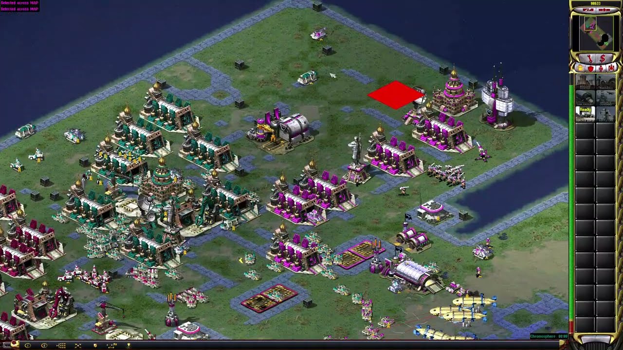 Red Alert 2 | RA2 | erman55 был моим товарищем по команде. Это была командная игра 3 на 3.