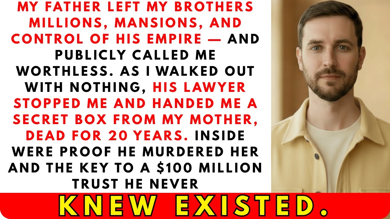 Dad Gave My Brothers $50M And Left Me $0—Then Mom’s 20-Year Letter Exposed His Murder Empire