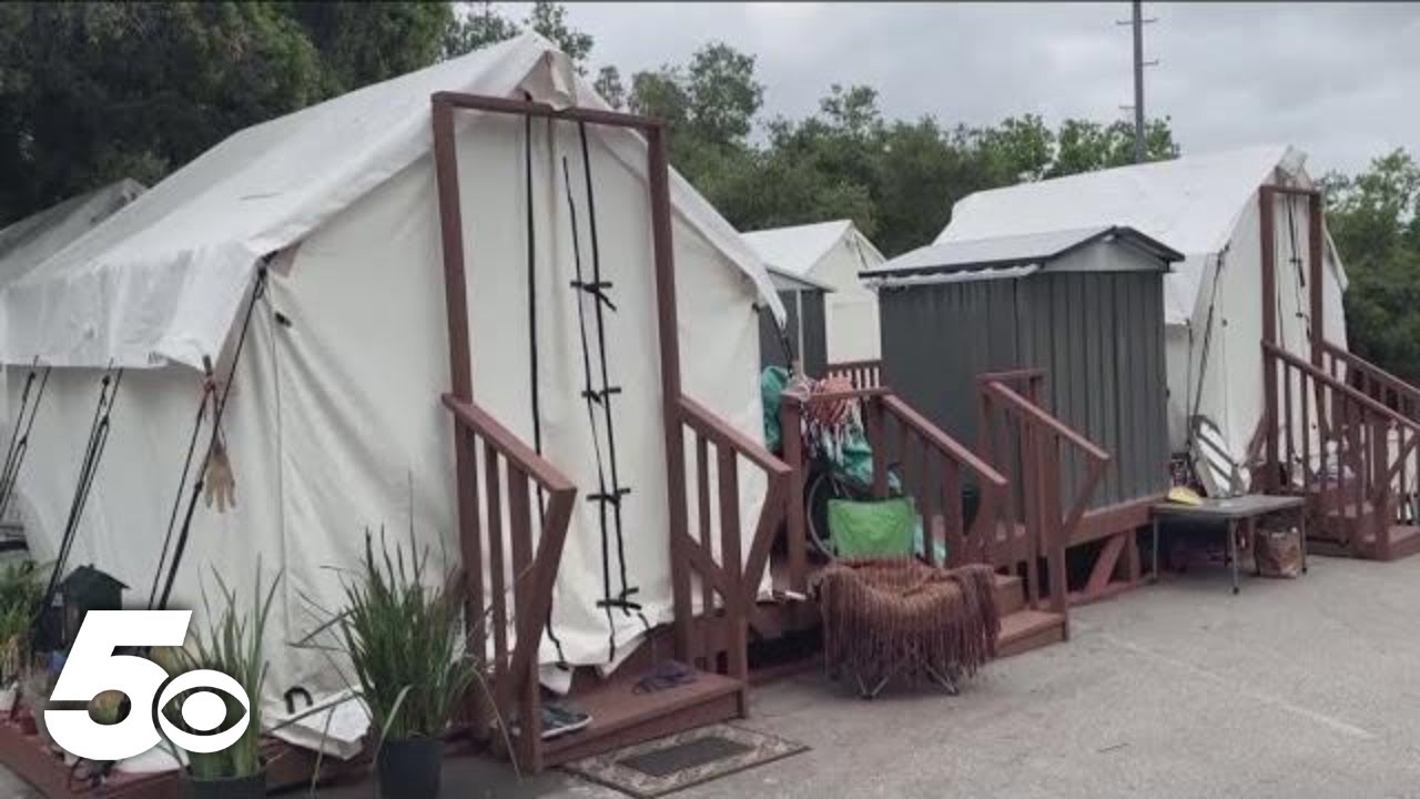 California town tackles homeless crisis with canvas tent community
