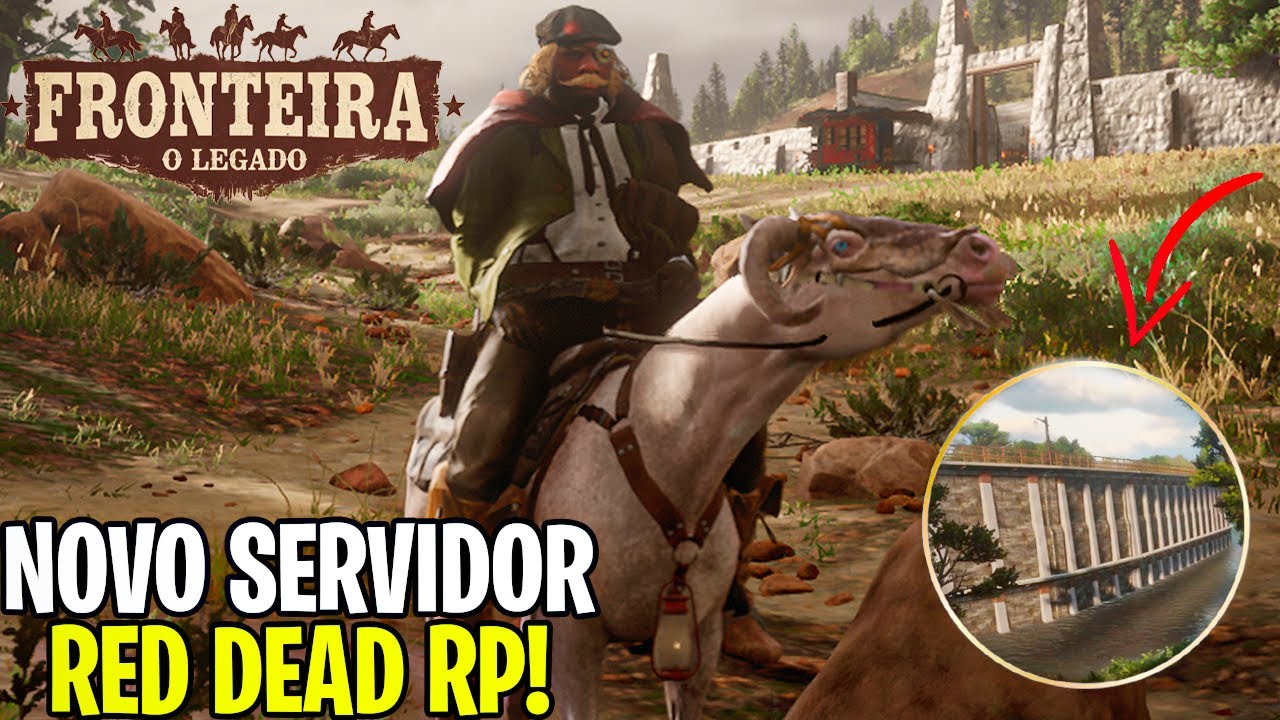 VOCÊ NUNCA VIU ISSO NO RED DEAD RP! (Fronteira: O Legado)