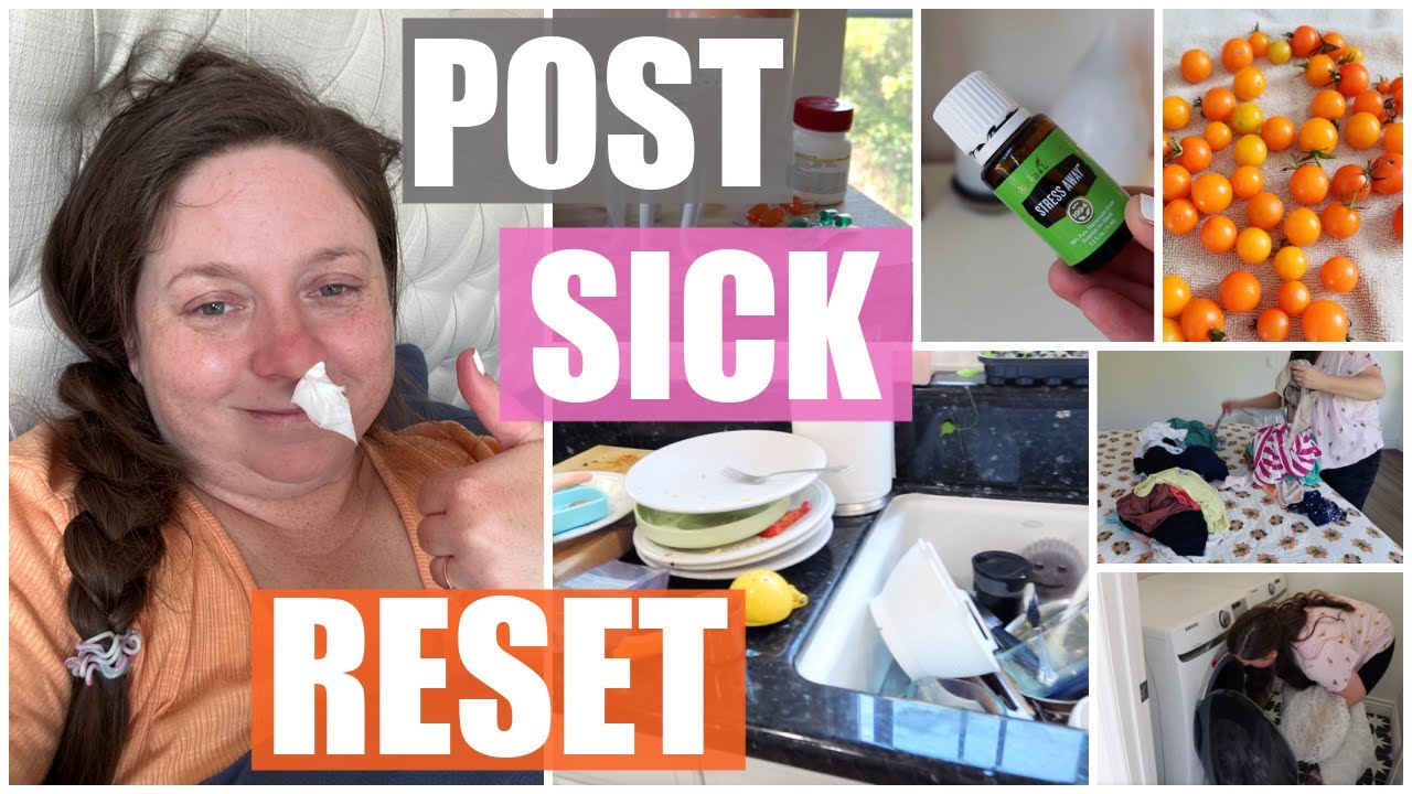 Post Sick Weekend Reset! Laundry, Dishes, Tidying, Gardening, Grocery Shopping & MORE! June 2024