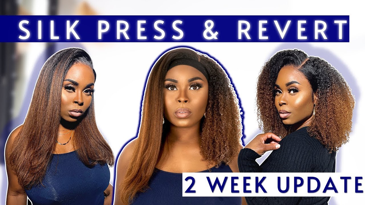 2 Week Update! Hergivenhair is WORTH IT!😍Straighten & Revert to Natural Curls Coily Lace Wig